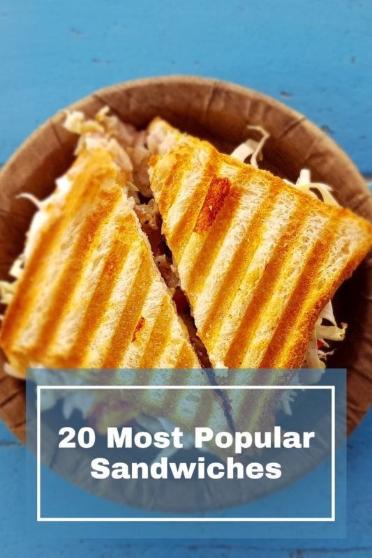 20 most popular sandwiches