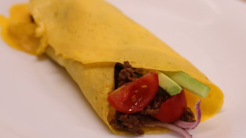 Keto Tex-Mex wrap