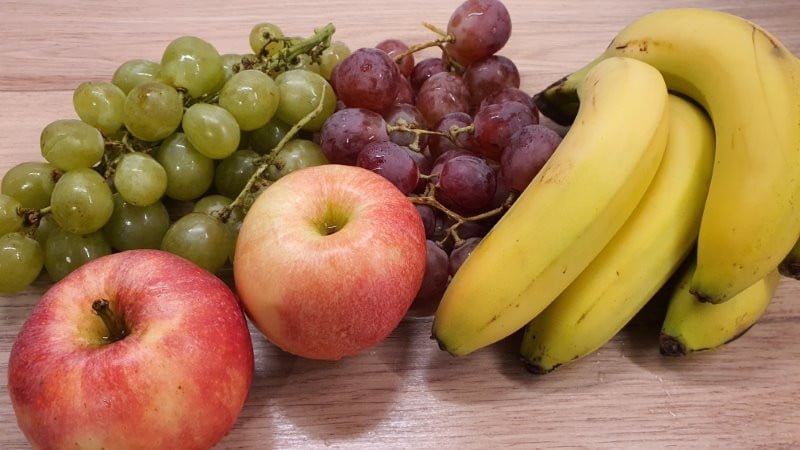 Simple fruit skewers ingredients