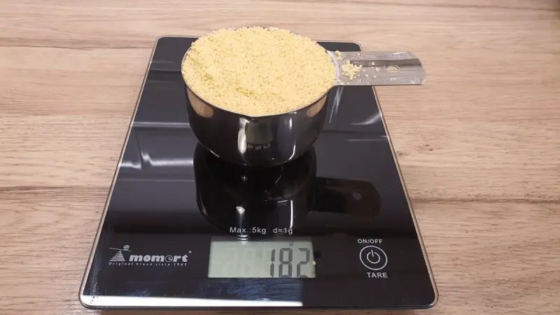 1 cup couscous in grams