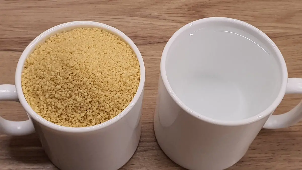 Couscous water ratio